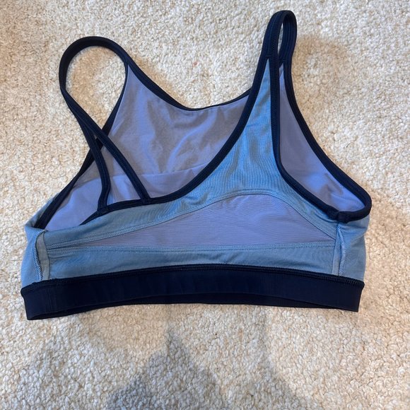 lululemon sports bra blue single shoulder yoga size 4 - Picture 4 of 6